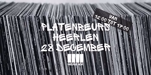 Platenbeurs Heerlen December XL (gratis) — markt-eten in Zuid-Limburg