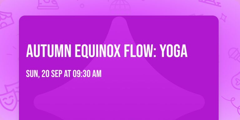Autumn Equinox Flow: Yoga — sport in Zuid-Limburg