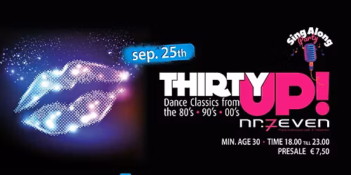 ThirtyUp! Sing Along Party — Uitgaan in Zuid-Limburg