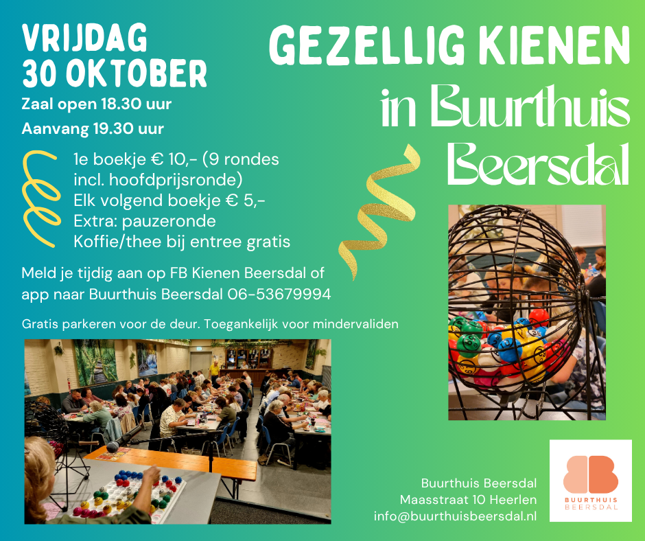 Gezellig Kienen in Heerlen